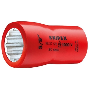Knipex 98 37 1/2 Socket insulated 12 Point 3/8 inch Drive 1/2 inch